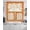 Orange, variant on Orange Fall Swag Kitchen Curtains Sets for Windows 24 Inch Length, Vintage Maple Leaf Pumpkins Thanksgiving Short Window Curtain Panels Swags Valances and Tiers 3 Piece Set for Cafe/Dining Room