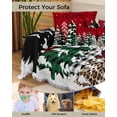 thumbnail image 4 of Red Tree Christmas Sofa Covers for 3 Cushion Couch, Washable Sectional & L Shape Couch Covers for Dogs/Cats/Kids, Xmas Tree Snowflake Plaid Non Slip Sofa Slipcover Futon Cover 71''x150'', 4 of 8