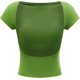 thumbnail image 1 of playera corta de manga casquillo sin espalda para mujer, cuello barco, corte ajustado Verde XL Verde XL Xishao ropa, 1 of 2