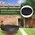 thumbnail image 3 of Promotion, Tarpaulins and Accessories Round Spa Pool Cover Outdoor Protective Cover Inflatable Spa Pool Cover Protector (19090cm, black), AAFGVC, 3 of 5
