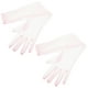 thumbnail image 5 of Guantes largos de tul transparente para mujer, elegantes guantes de novia, para fiesta de ópera, codos semitransparentes, para disfraz, boda, fiesta, noche, color rosa, 5 of 7