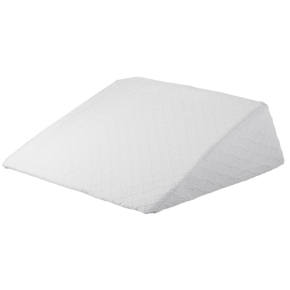 LARGE WEDGE PILLOW MEMORY FOAM BACK SUPPORT PILLOW ACID REFLUX RAISED