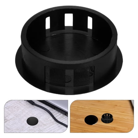 AURARMLET 30Pcs Plastic Hole Cover Caps For Furniture Round Covers In Office Use