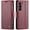 Wine Red, variant on QLTYPRI Wallet Case for Samsung Galaxy S24 Plus/S25 Plus, Premium PU Leather Magnetic Flip Folio Case with RFID Blocking Credit Card Slots Kickstand Shockproof Protective Phone Cover - Black