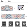 thumbnail image 3 of Yayeee Faucet Mat for Kitchen Sink 14.7" Diatomite Long Splash Guard Pad, Orange Art Pattern, 3 of 7