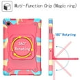 thumbnail image 5 of Epicgadget Case for Samsung Galaxy Tab A8 10.5 Inch (SM-X200/SM-X205/SM-X207) 2022 Released - Protective Hybrid Shockproof 360 Rotating Ring Stand Cover Case with Shoulder Straps (Candy/Pink), 5 of 5