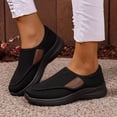 thumbnail image 2 of Rokment Orthopedic Walking Shoes for Women Elderly Plantar Fasciitis with Arch Support Lightweight Confortable Mesh Non Slip Work Tennis Nursing Sneakers Black Size 9, 2 of 5