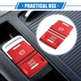 thumbnail image 2 of Unique Bargains 3 Pcs Center Console Electronic Handbrake Switch Button Cover for VW Arteon CC 19-23 Aluminum Alloy Red, 2 of 7