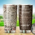 thumbnail image 5 of To My Wife- I Choose You- Tumbler 20 Oz- Tumbler Gift for Wife & Anniversary Present for Her, 5 of 5