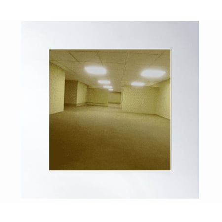 The Backrooms Hallway Wall Art Home Decor Office Wall Art