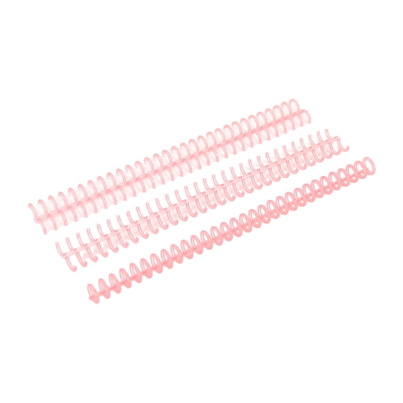 Injueey Lomos de carpeta de plástico reutilizables, solución práctica y duradera para carpetas de hojas sueltas, 10 piezas Carpetas de archivos rosado+10 piezas