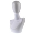 thumbnail image 1 of serony Female Mannequin Manikin Head Display Headphone Display Head Display Head Female Mannequin Shoulder Model Head Plastic for Wigs Glasses Hats Display, 1 of 9