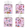 thumbnail image 3 of Rateoe Christmas Unicorns Pattern Tissue Box Cover, Modern Square Decorative Leather Facial Paper Case Organizer Holder Dispenser 5X5X5'', 3 of 8