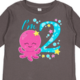 thumbnail image 4 of Inktastic I'm Two- Cute Octopus Birthday Boys or Girls Long Sleeve Toddler T-Shirt, 4 of 5