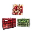 thumbnail image 1 of Abbracc 100 Pcs Boules de Noël Incassables Décorations Décoratives pour Arbre, 1 of 8