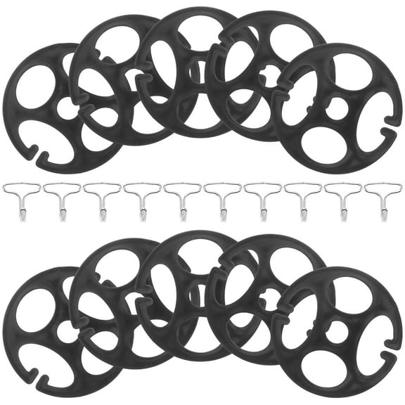 unbranded 10pcs Car Seat Cover Clips With10pcs Metal Hooks Car Seat Cover Plum Plate Plastic Card Fixed Fastener Buckle For Car Seat Replacements Accessories