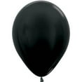 thumbnail image 2 of 11 inch Sempertex Metallic Black Latex Balloons (100 Pack) - Party Supplies Decorations, 2 of 2