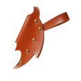 thumbnail image 2 of Funda para varita mágica, soporte para varita mágica de hechicero para fiestas de disfraces o como recuerdo de club. Naranja, 2 of 10