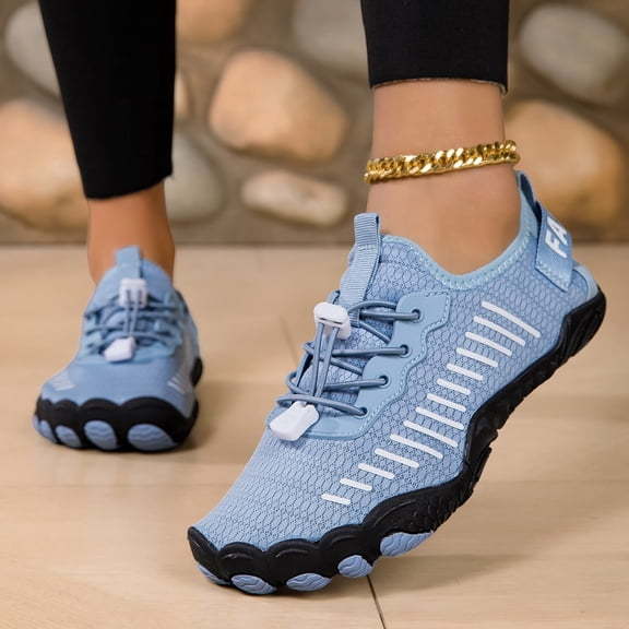 Women's Barefoot Water Shoes, Breathable Quick-Dry Hiking Beach Swim Footwear for Summer