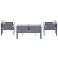 thumbnail image 4 of Deko Living 4 Place Seating Outdoor Gray Sofa and Table Set, 4 of 6