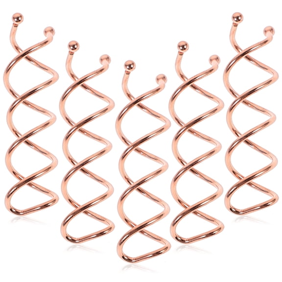 20 Pcs Spiral Pins Rose Gold Hair Girls' Accessories Durable Clips Woman Miss