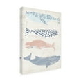 thumbnail image 4 of Trademark Fine Art June Erica Vess Patterned Whale Pod I Canvas Wall Art, 4 of 4