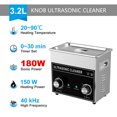 thumbnail image 3 of Baño ultrasónico 60W-900W 0,8L 2L 3L 4L 6L 10L 15L 22L 30L Calentador Temporizador Cesta de acero inoxidable Máquina de limpieza Ultra Cleaner, 3 of 5