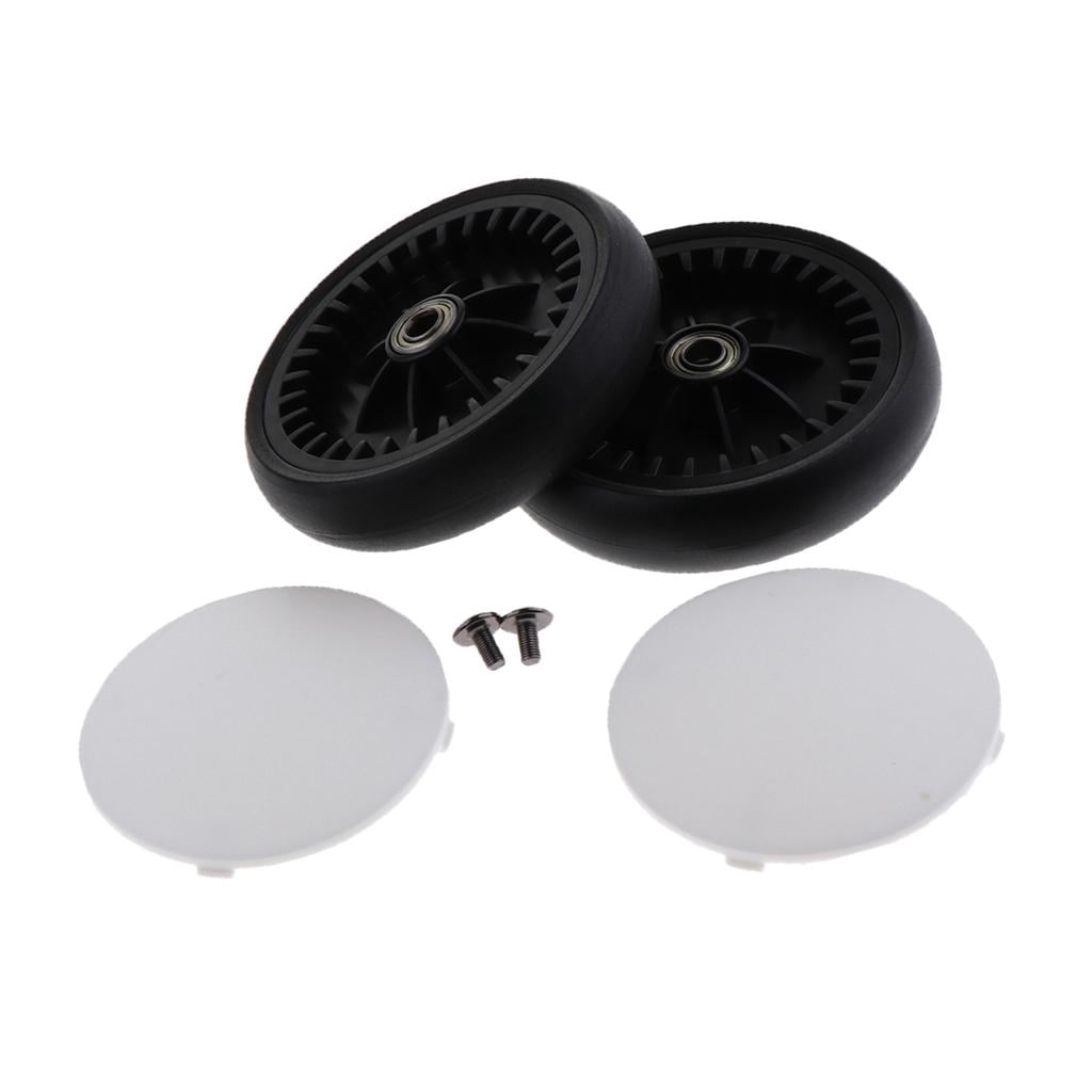LeeQinersw Pushchair / Stroller Foam Wheels Replacement Set Stroller Front/ Rear