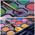 thumbnail image 3 of Yeacher 12 Vibrant Colors Solid Watercolor Paints Set Water Color Pigment with Water Brush Paintbrush Pencil Art Supplies for Artists Beginners Students Adults Drawing Painting Coloring, 3 of 8