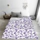 thumbnail image 5 of Balery Lavender Flowers Manta de Felpa Suave y Acogedora – Cobija de Franela Aterciopelada para Cama, Lavable y Cálida para Sofá, Mascotas, Transpirable-40"x30", 5 of 7