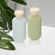 thumbnail image 3 of 4 botellas de viaje rellenables para champú y acondicionador, contenedores de artículos de tocador apretables, botellas dispensadoras de champú portátiles, botellas de viaje de plástico., 3 of 3