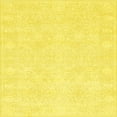 thumbnail image 1 of Ahgly Company Machine Washable Indoor Square Contemporary Yellow Area Rugs, 7' Square, 1 of 7