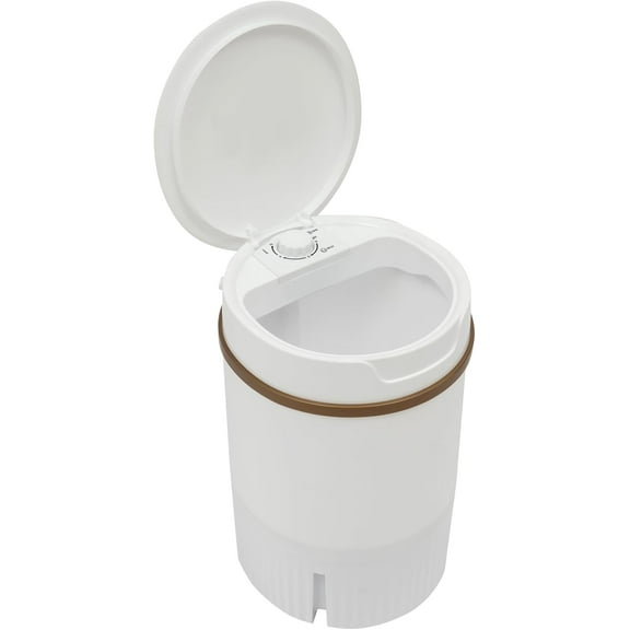 Portable Washing Machine, 260W 1.2Gal/4.5L Mini Washer Machine With Blue Light, Single Tub Laundry Small Washer With Dehydration Basket for Apartments, Dorms,Traveling, RV