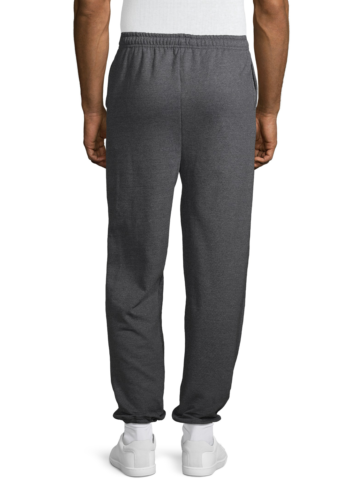 Gildan Men's Fleece Elastic Bottom Pocketed Sweatpants, up to Size 2XL - image 4 of 6