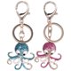 thumbnail image 2 of 2 Llaveros Con Cristales de Animales, Llavero de Pulpo, Colgante Brillante 3D, Accesorio de Joyería Con Cierre Para Llavero, Bolso, Mochila, Bolso, 2 of 7