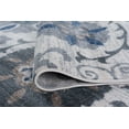 thumbnail image 6 of Madison Transitional 2' x 10' Cream and Navy Polypropylene Indoor Area Rug, 6 of 9
