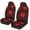 Red Bow Spider Web, variant on HUISEFOR Halloween Red Damask Car Seat Cover Breathable Car Front Seat Covers, Comfortable, Non Slip, Easy to Installation, Universal Size Fit for Most Cars SUV
