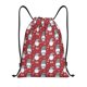 thumbnail image 1 of Fotbe Gnome And Snowflakes Bolsa Mochila con Cordón Estampada, Bolsa de Gimnasio Deportiva, Bolsa Cinch, Bolsa con Cordón para Hombres y Mujeres-Small, 1 of 6