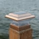 thumbnail image 1 of Solar Post Lights Outdoor Fence Cap Light For Posts Patio Garden Decoration White Lighting Black，Lighting Solar Outdoor Post Cap Lights Light For Fence, 1 of 7