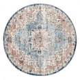 thumbnail image 2 of nuLOOM Sawyer Vintage Transitional Multi 4' Vintage Round Rug, 2 of 9