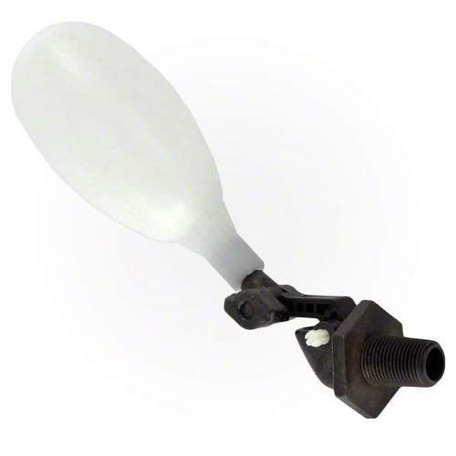 TacParts Swimming Pool Pond & Spa Water Leveler Replacement MP Auto Fill Float Valve 3/8 in Thermoplastic White