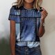 thumbnail image 2 of Gibobby Blusa Casual de Mujer Camiseta manga corta con cuello redondo informal verano para mujer(Azul oscuro,M), 2 of 4