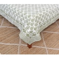 thumbnail image 3 of Dhaka International 100% Cotton Handmade Block Printed Bedspread | Lightweight Reversible Bed Cover for All Seasons - ( green - 90x108 " Double / Queen Size ), 3 of 4