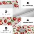 thumbnail image 6 of Red Strawberry Outdoor Rug for Patio/Deck/Porch, Non-Slip Large Area Rug 4 x 6 Ft, Country Fruit Summer Retro Tropical Indoor Outdoor Rugs Washable Area Rugs, Reversible Camping Rug Carpet Runner, 6 of 8