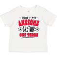 thumbnail image 3 of Inktastic That's My Awesome Brother out There with Soccer Balls Boys or Girls Baby T-Shirt, 3 of 5