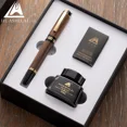 thumbnail image 2 of Luxury Wood Pen Set - Exquisite Handcrafted Fountain Pen with Elegant Gift Box - Perfect for Graduation, Birthday, or Business Gifts - Premium Writing Instrument for Professionals and Collectors, 2 of 7