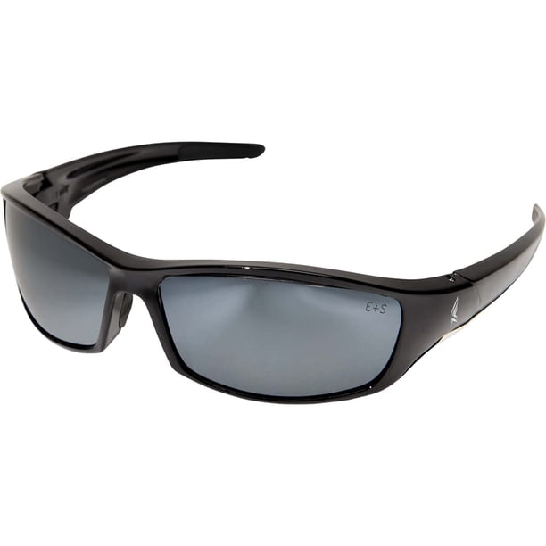 Gafas de sol EDGE Reclus-Blk Frame/Lentes Espejadas Plateadas