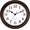 White Background, variant on 12 Inch Wall Clock Battery Operated Silent Non-Ticking Analog Wall Clock Vintage Retro Rustic Style Decorative for Living Room Kitchen Home Office(Bronze)