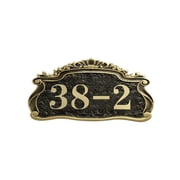 Personalized Address Plaque Custom House Number Sign Door Room Wall Mounted Acrylic Plate for Home Office Hotel Apartment Yard Or Mailbox (1-6 Character)