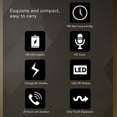 thumbnail image 3 of Écouteurs Rétractables BT 5.2 Écouteurs Clip sur Oreillette, Casque Confortable avec Design Rétractable, Affichage de la Batterie LED, Longue Durée de Vie de la Batterie pour Sports de Plein Air Conduite, 3 of 8